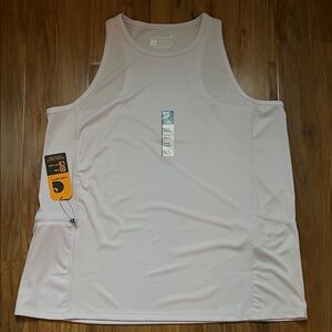 Women’s Carhartt White FORCE SUN DEFENDER Relaxed Fit Sleeveless Tee Tank Large